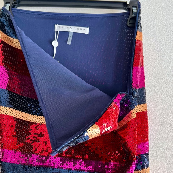 Trina Turk Cava Sequin Skirt - Picture 8 of 16